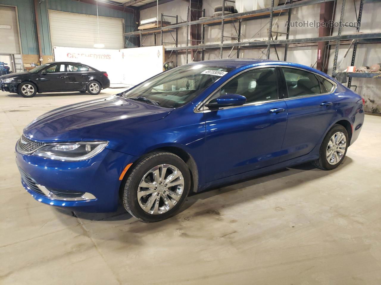 2017 Chrysler 200 Lx Синий vin: 1C3CCCFB7HN509374