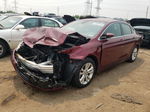 2017 Chrysler 200 Lx Burgundy vin: 1C3CCCFB7HN509925