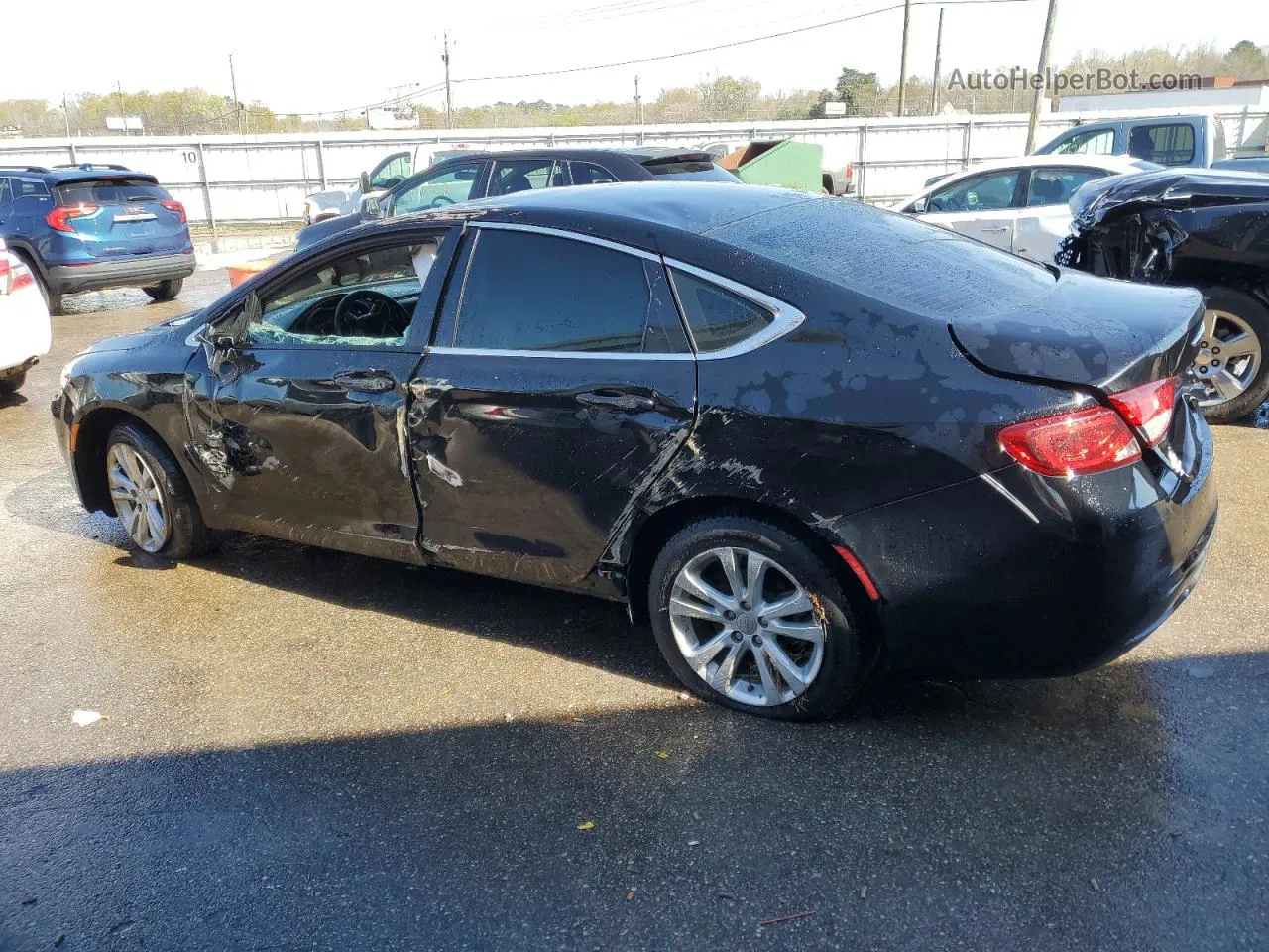 2016 Chrysler 200 Lx Black vin: 1C3CCCFB8GN186063