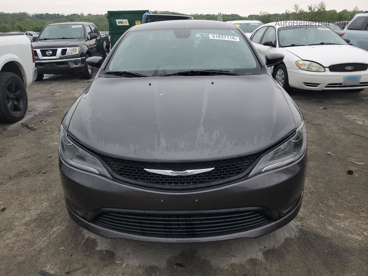 2017 Chrysler 200 Lx Серый vin: 1C3CCCFB8HN505480