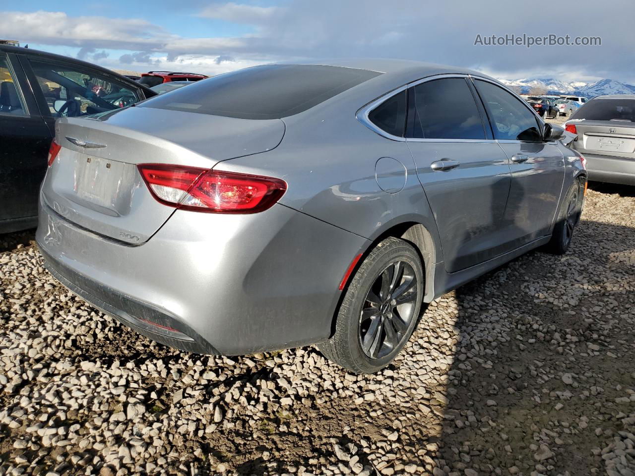 2017 Chrysler 200 Lx Серебряный vin: 1C3CCCFB8HN505706