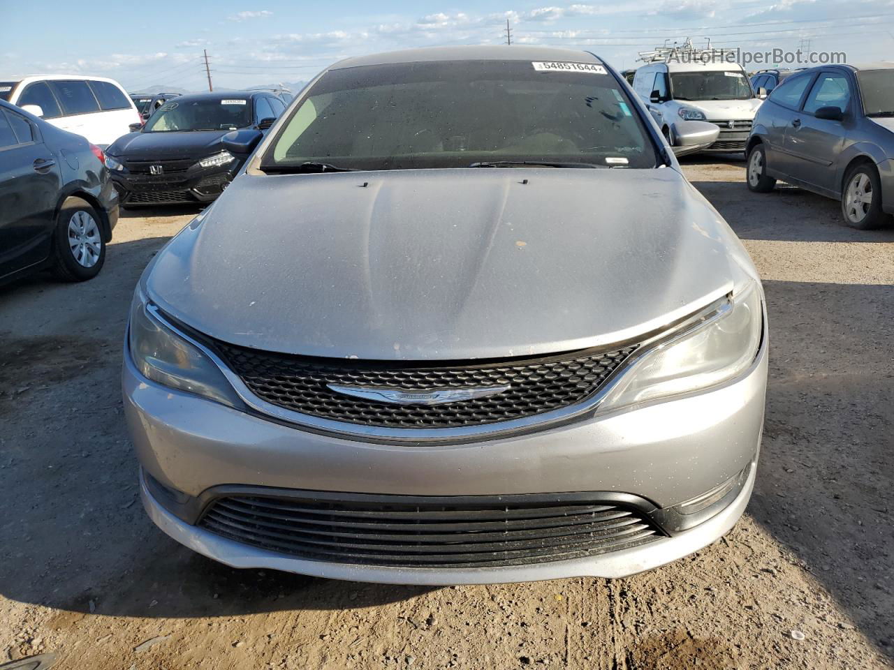 2015 Chrysler 200 Lx Серебряный vin: 1C3CCCFB9FN620540