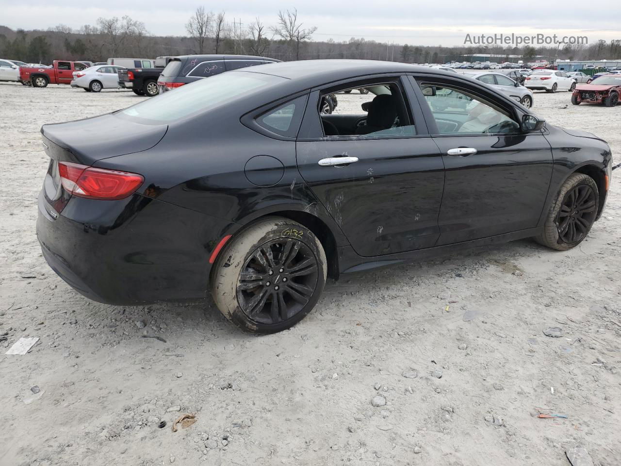 2017 Chrysler 200 Lx Черный vin: 1C3CCCFB9HN503401