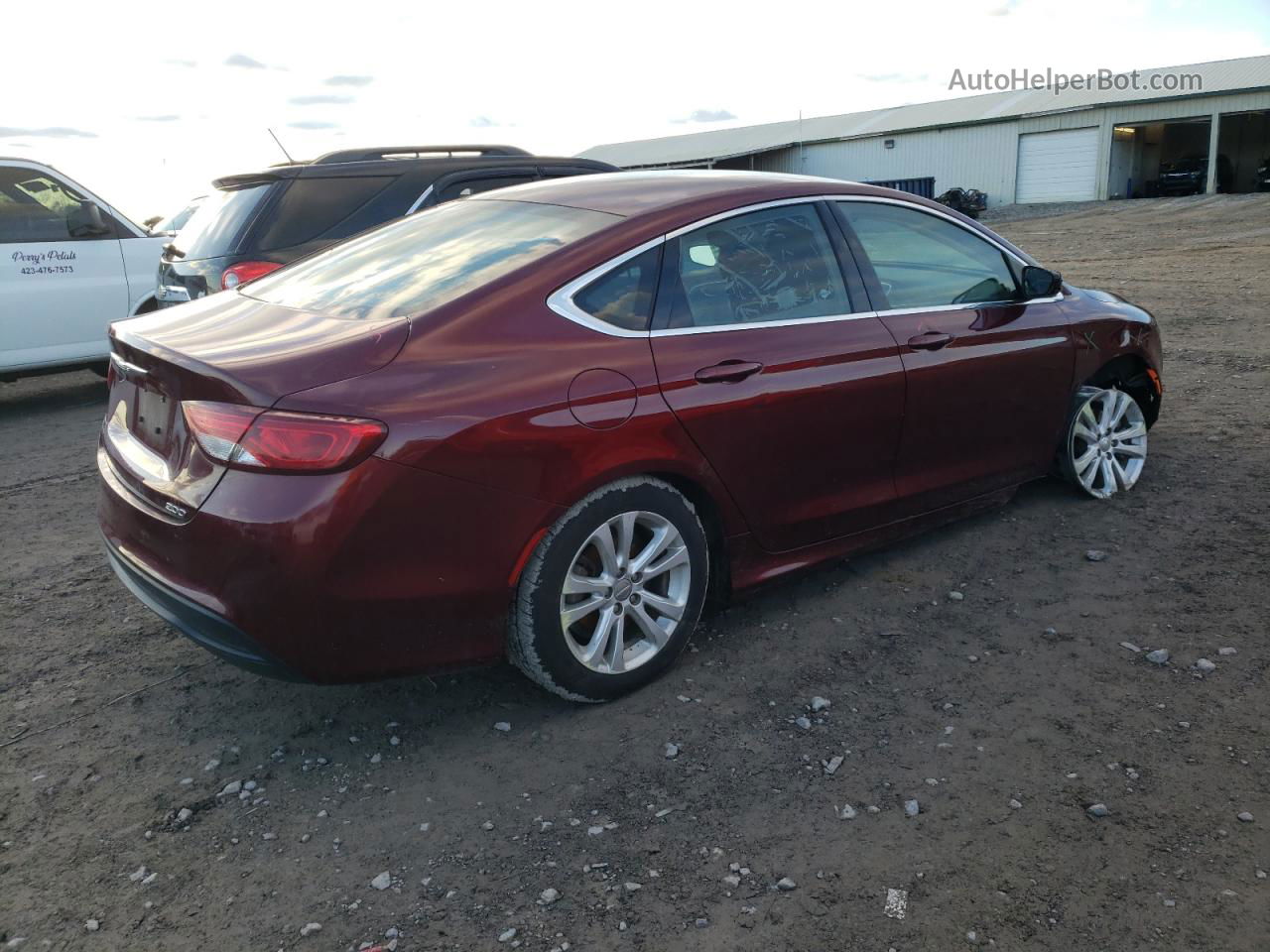 2017 Chrysler 200 Lx Red vin: 1C3CCCFB9HN508890