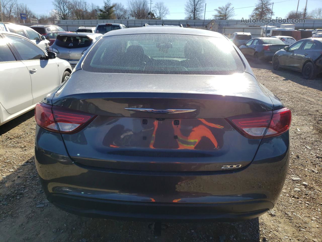 2017 Chrysler 200 Lx Gray vin: 1C3CCCFB9HN509649