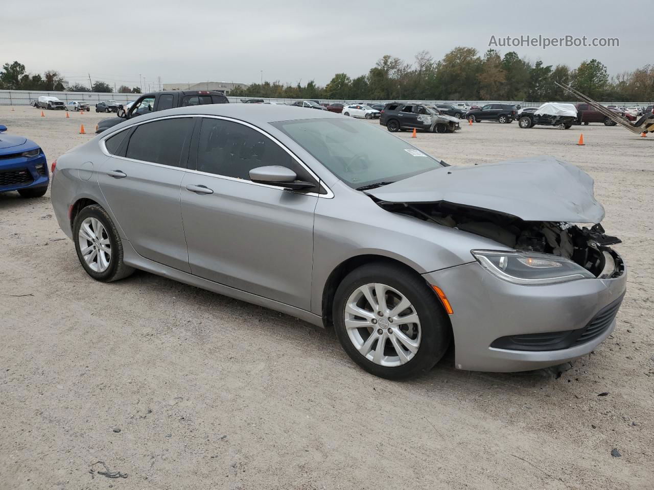 2017 Chrysler 200 Lx Silver vin: 1C3CCCFB9HN510820