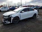 2015 Chrysler 200 Lx White vin: 1C3CCCFBXFN625729