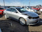 2015 Chrysler 200 Lx Silver vin: 1C3CCCFBXFN682562