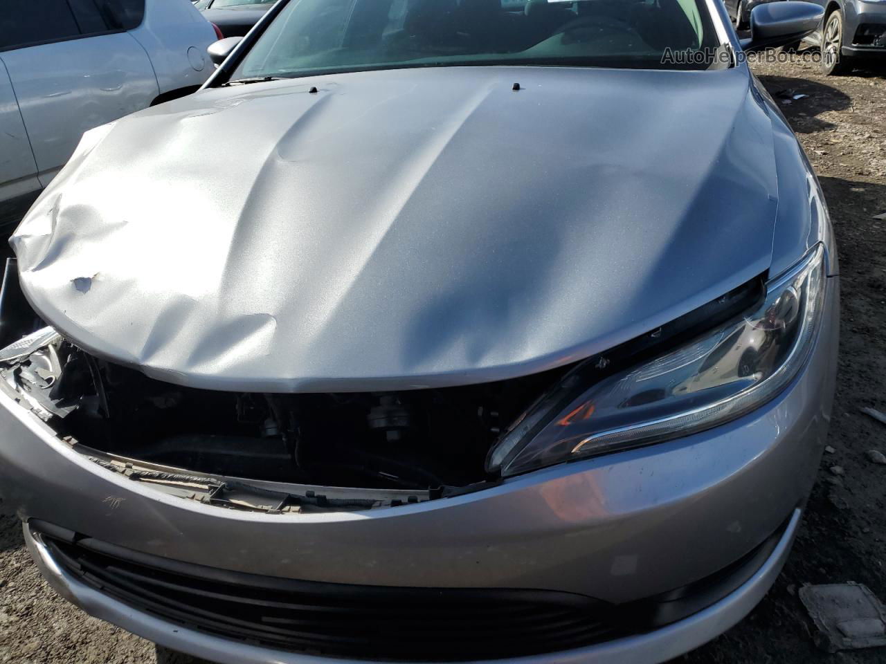 2015 Chrysler 200 Lx Silver vin: 1C3CCCFBXFN682562