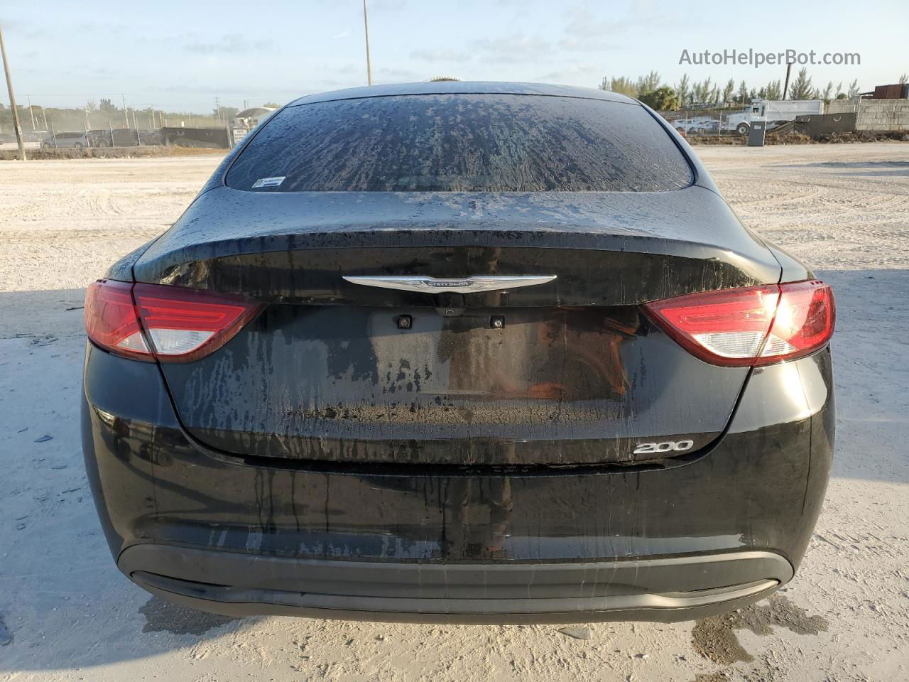 2017 Chrysler 200 Lx Black vin: 1C3CCCFBXHN500670