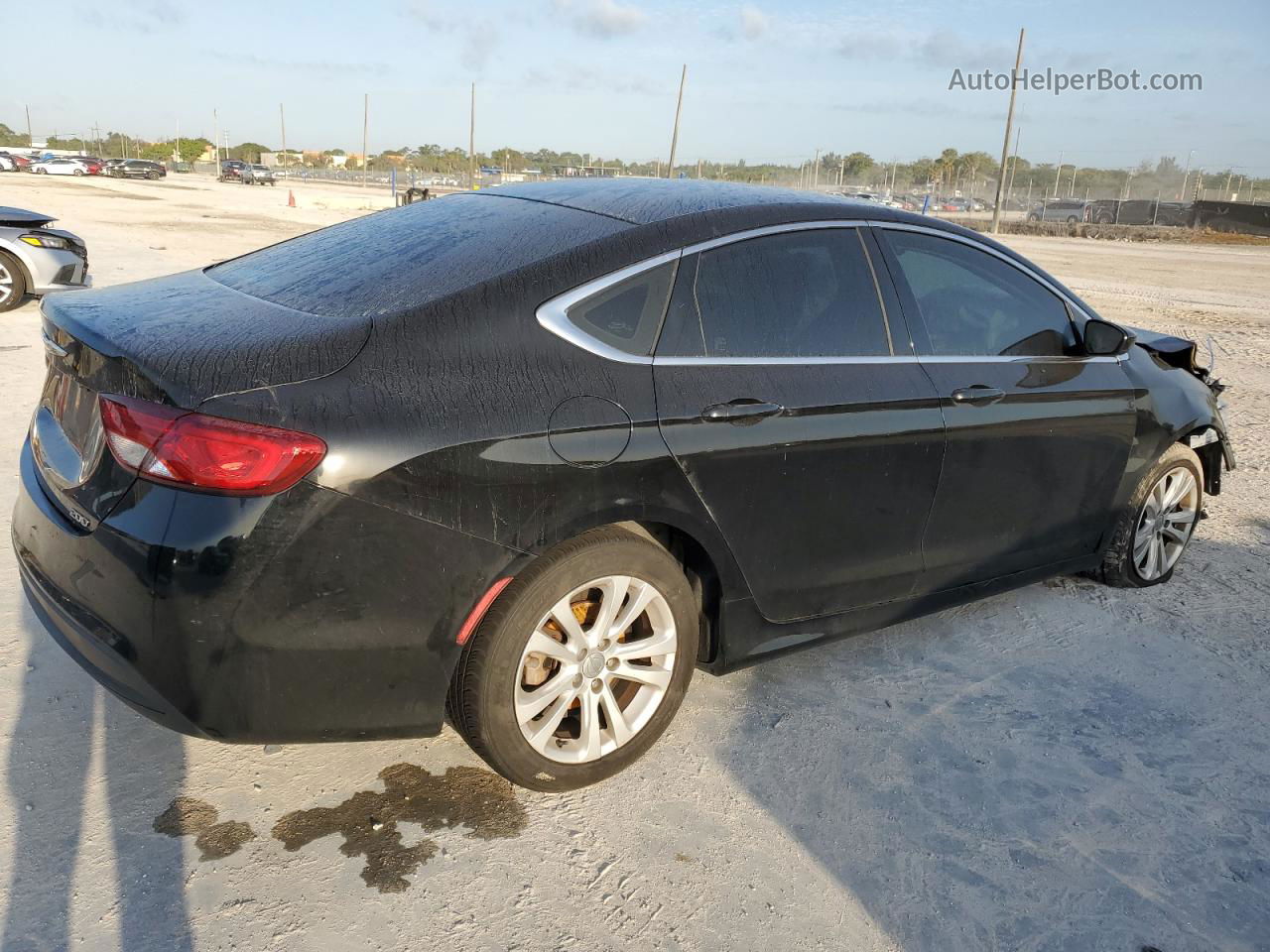 2017 Chrysler 200 Lx Black vin: 1C3CCCFBXHN500670