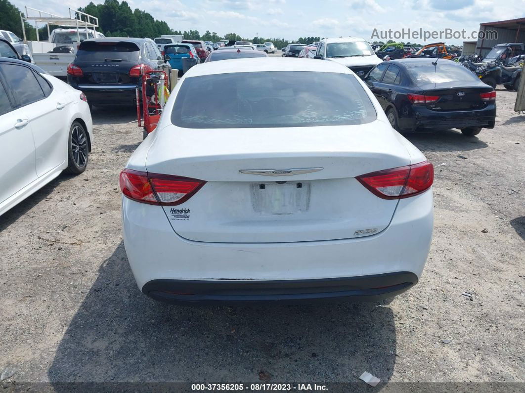 2017 Chrysler 200 Touring White vin: 1C3CCCFBXHN502189