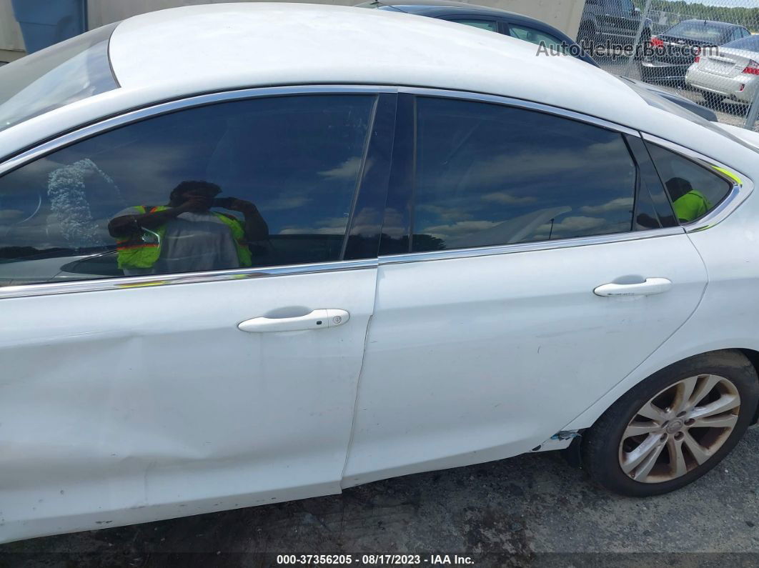 2017 Chrysler 200 Touring White vin: 1C3CCCFBXHN502189