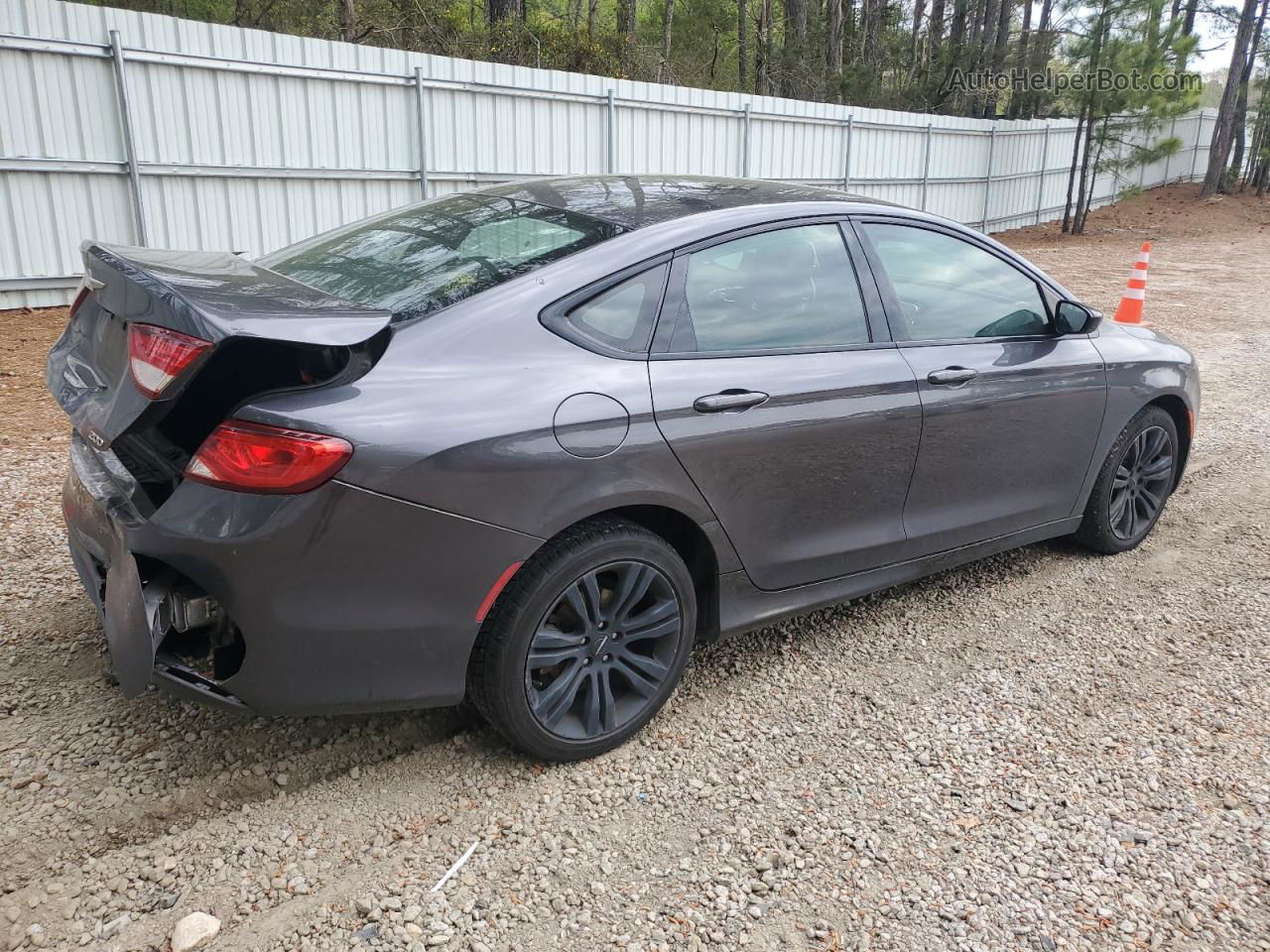 2017 Chrysler 200 Lx Серый vin: 1C3CCCFBXHN503407