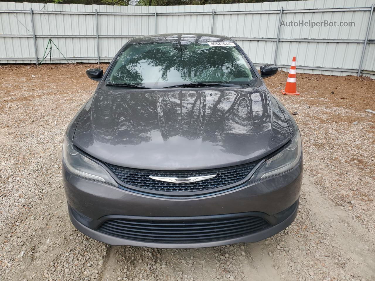 2017 Chrysler 200 Lx Gray vin: 1C3CCCFBXHN503407