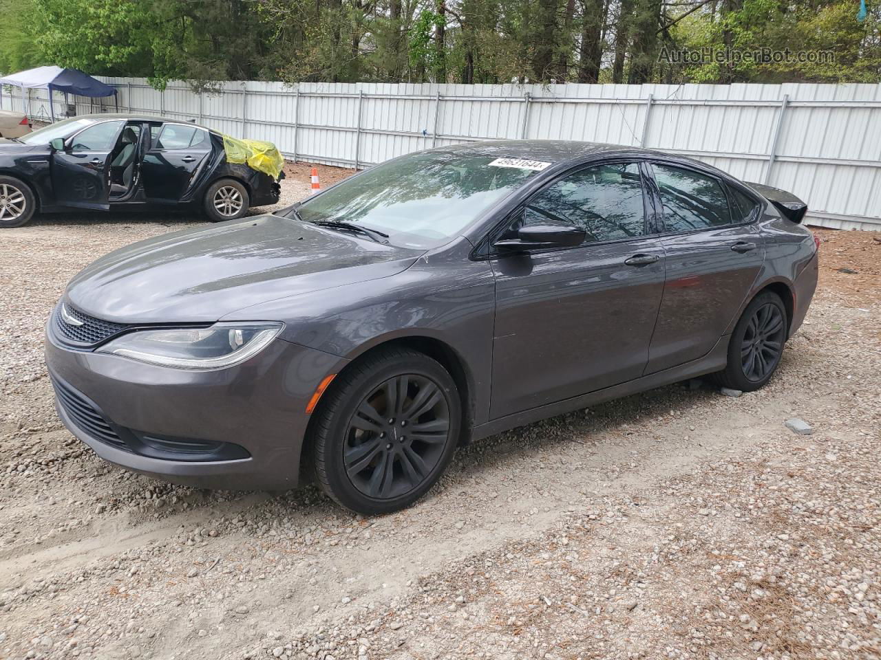 2017 Chrysler 200 Lx Серый vin: 1C3CCCFBXHN503407