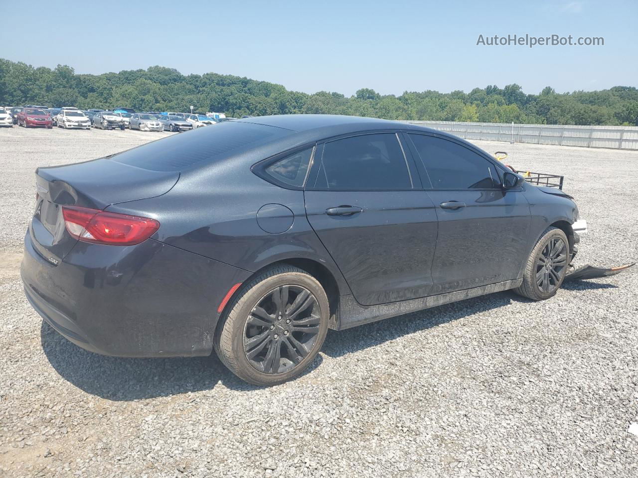 2017 Chrysler 200 Lx Black vin: 1C3CCCFBXHN505819