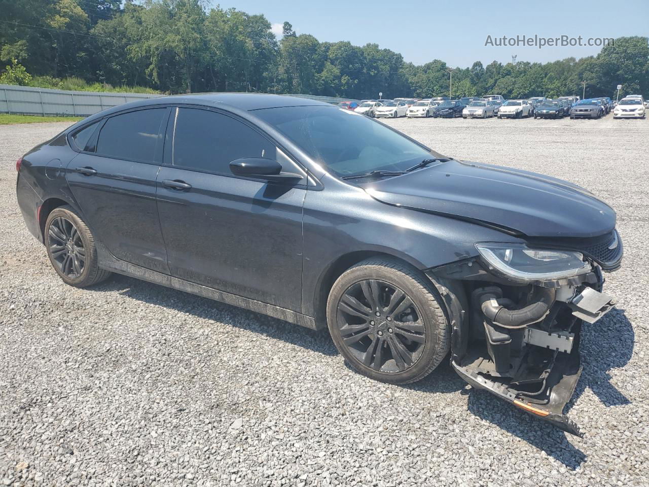 2017 Chrysler 200 Lx Black vin: 1C3CCCFBXHN505819