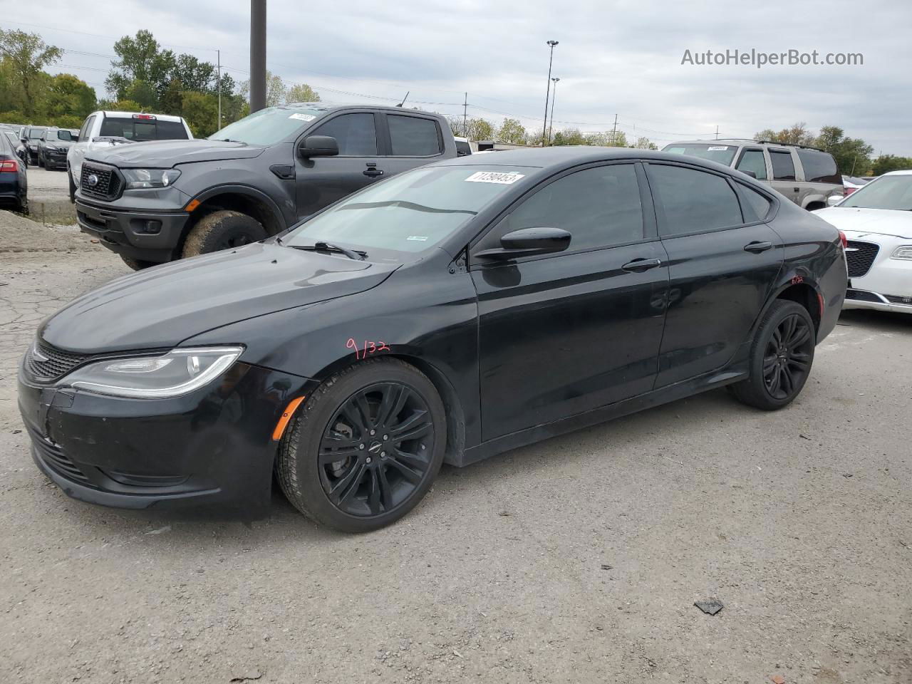 2017 Chrysler 200 Lx Черный vin: 1C3CCCFBXHN506579