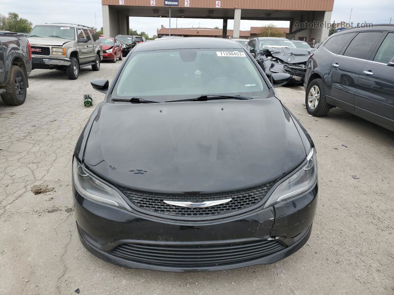 2017 Chrysler 200 Lx Black vin: 1C3CCCFBXHN506579