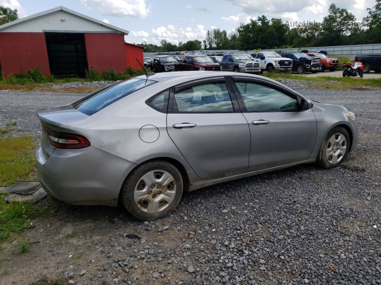 2015 Dodge Dart Se Silver vin: 1C3CDFAA0FD112282