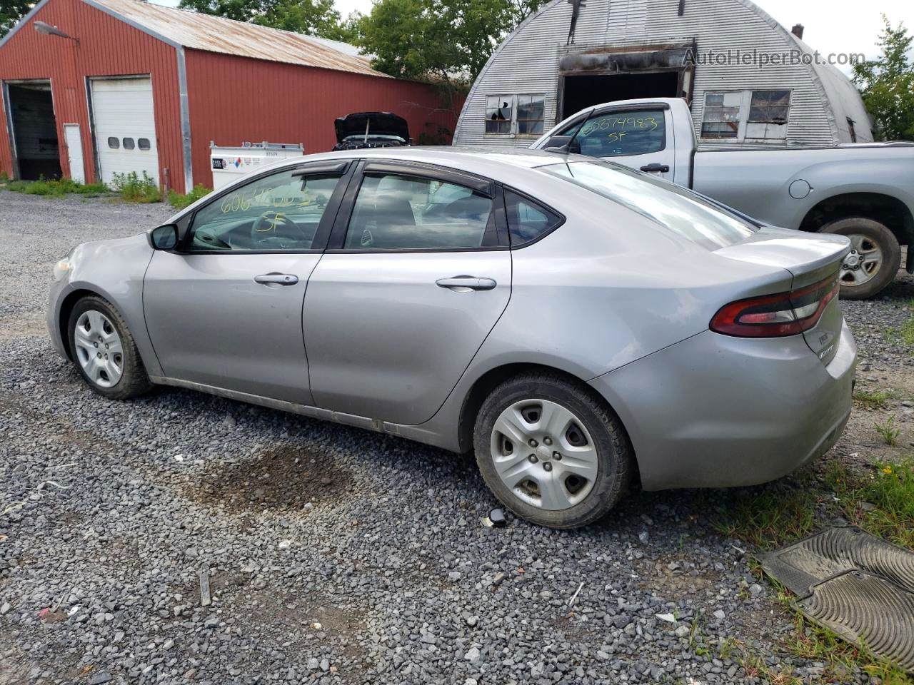 2015 Dodge Dart Se Silver vin: 1C3CDFAA0FD112282