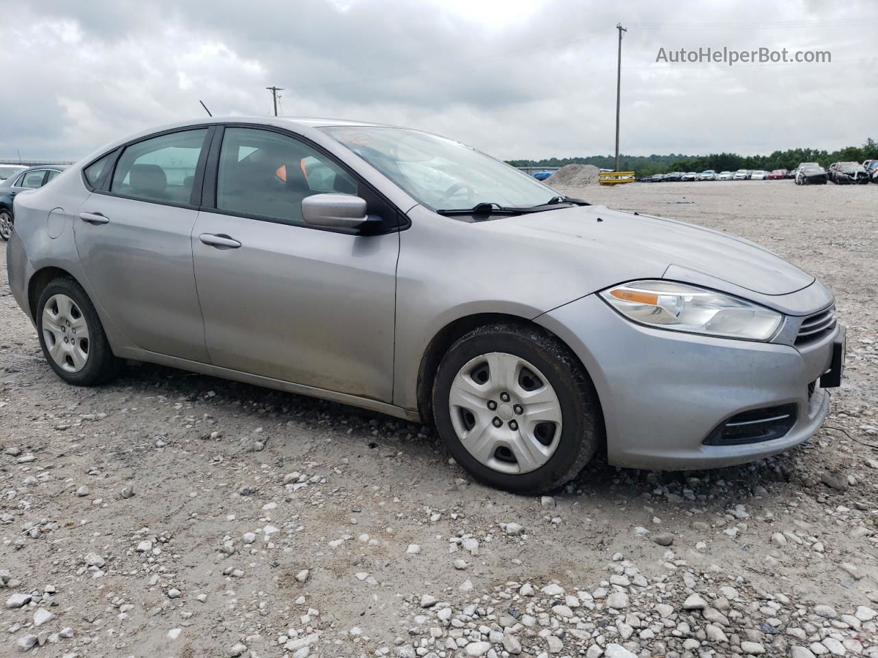 2015 Dodge Dart Se Gray vin: 1C3CDFAA0FD247603