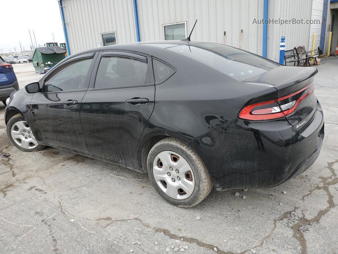 2015 Dodge Dart Se Black vin: 1C3CDFAA0FD346017