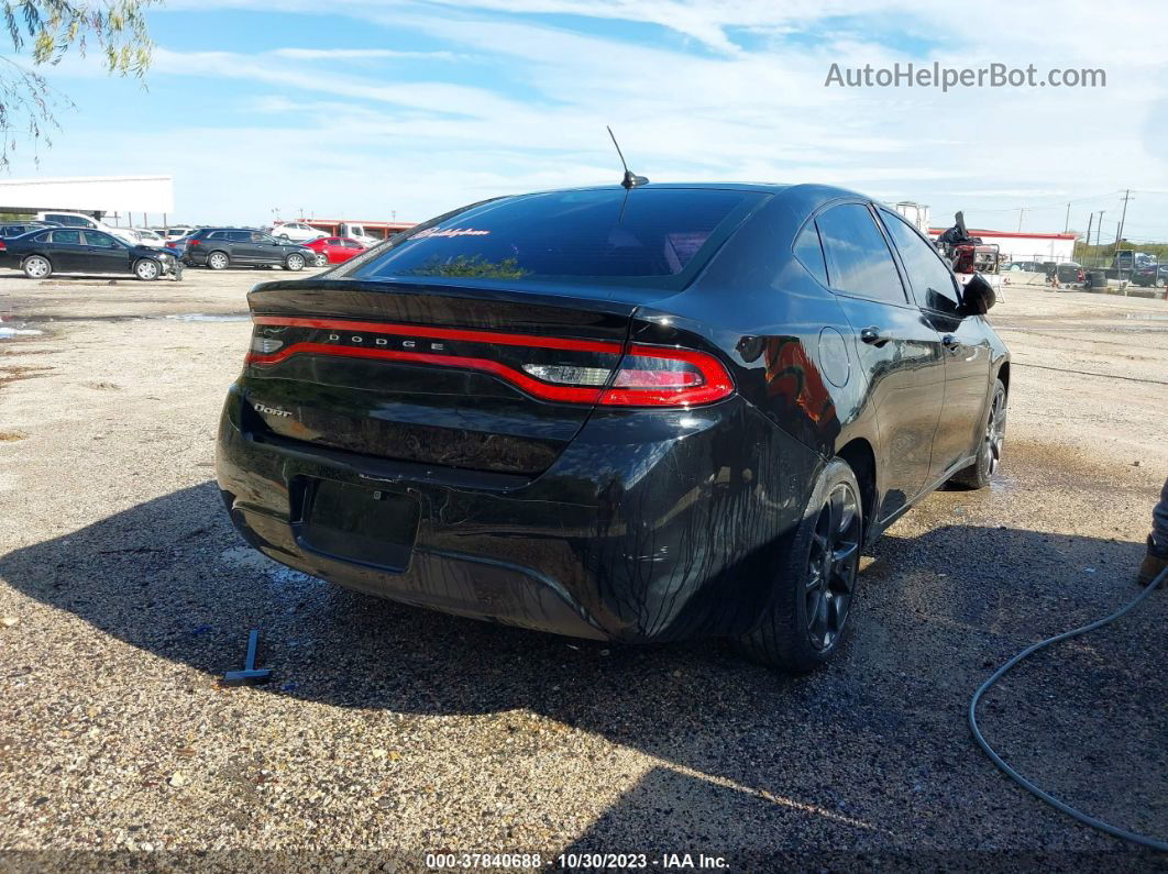 2015 Dodge Dart Se Black vin: 1C3CDFAA0FD392057