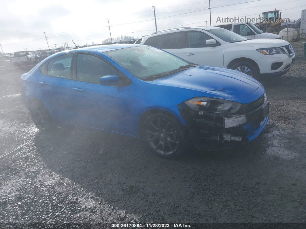 2015 Dodge Dart Se Blue vin: 1C3CDFAA0FD410668