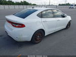 2015 Dodge Dart Se White vin: 1C3CDFAA1FD131794