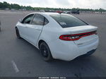 2015 Dodge Dart Se White vin: 1C3CDFAA1FD131794