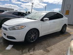 2015 Dodge Dart Se White vin: 1C3CDFAA1FD159997