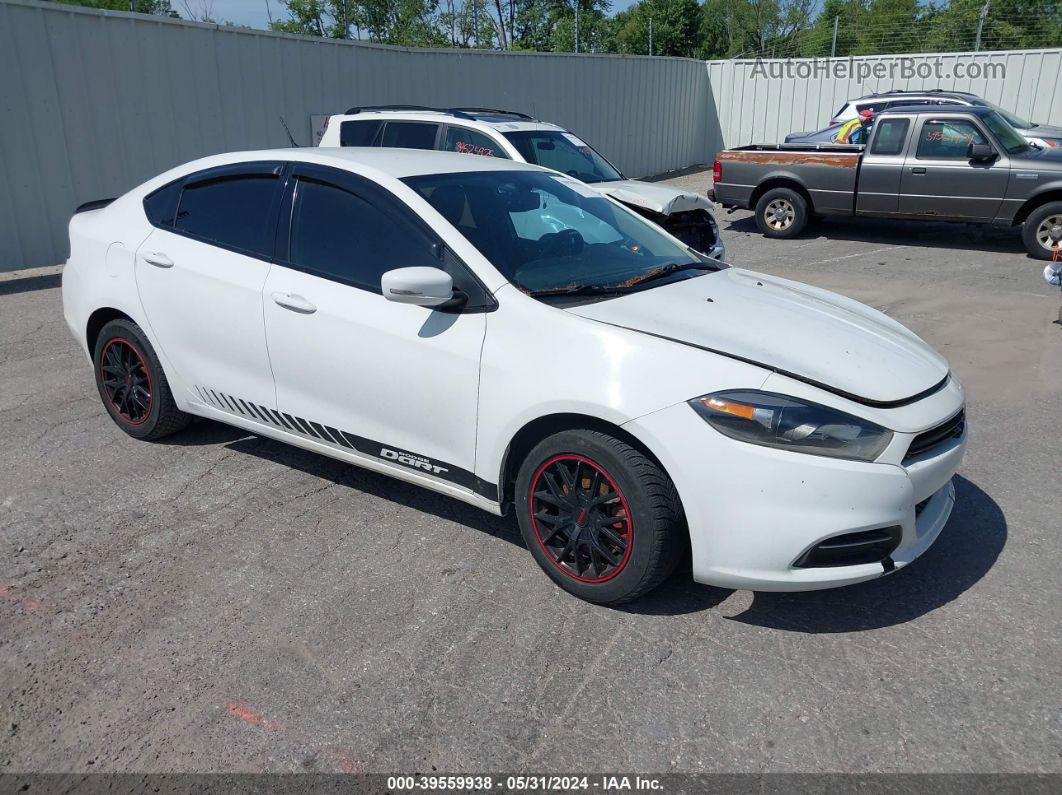 2015 Dodge Dart Se Белый vin: 1C3CDFAA1FD223567