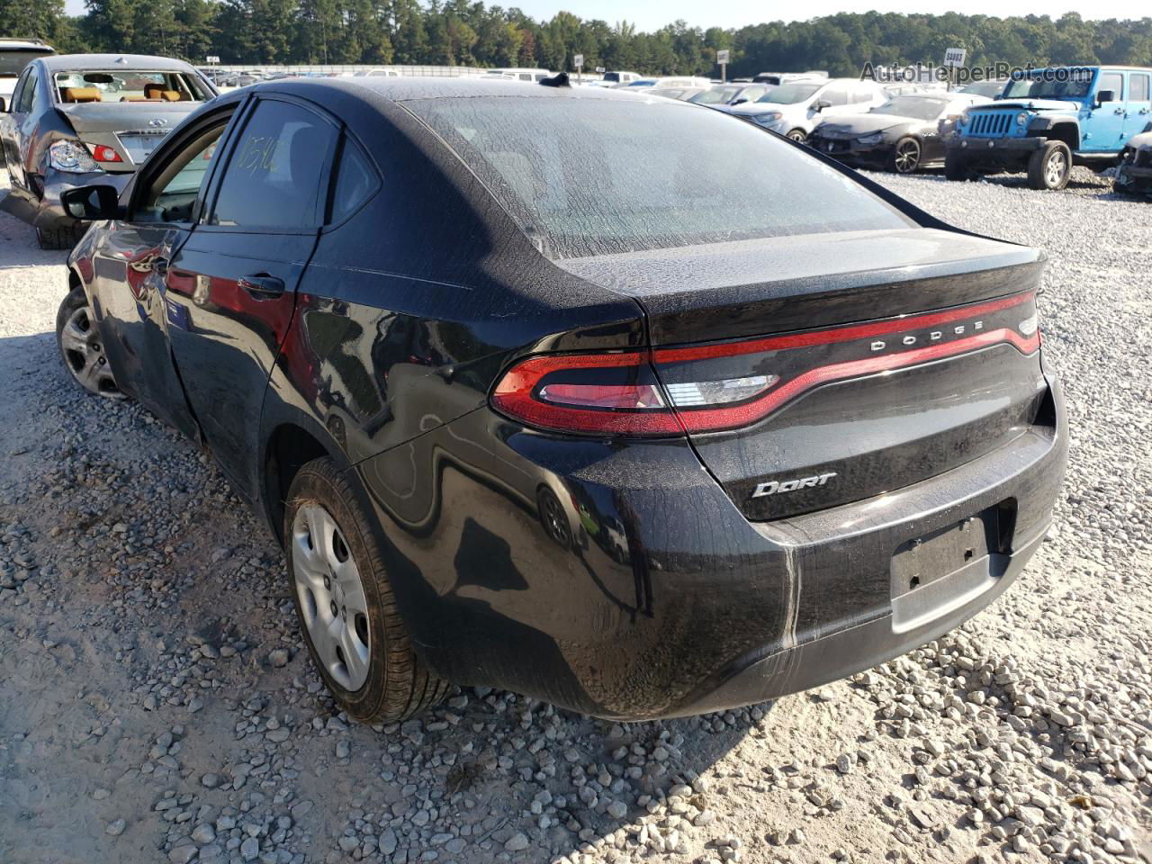 2015 Dodge Dart Se Black vin: 1C3CDFAA1FD299757