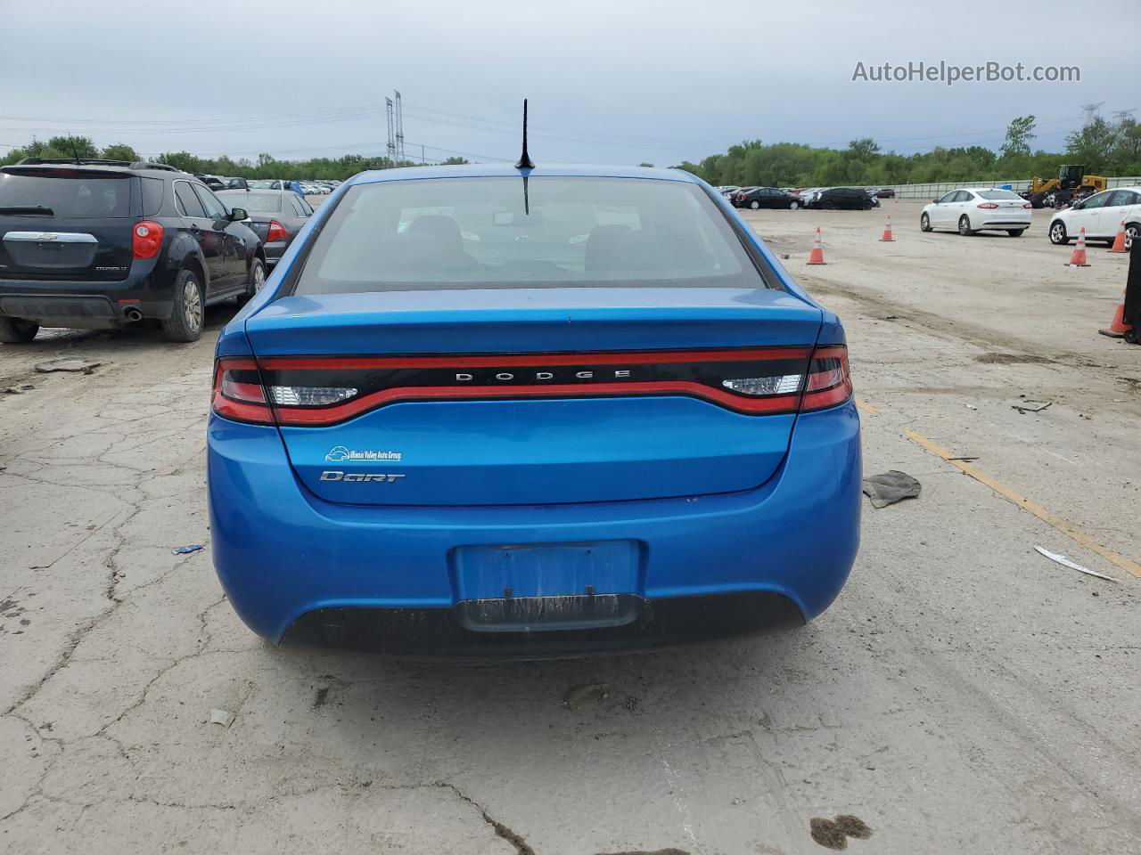 2015 Dodge Dart Se Blue vin: 1C3CDFAA1FD406855