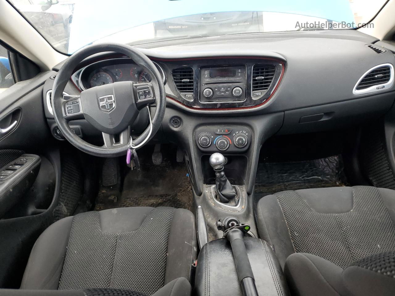 2015 Dodge Dart Se Синий vin: 1C3CDFAA1FD406855