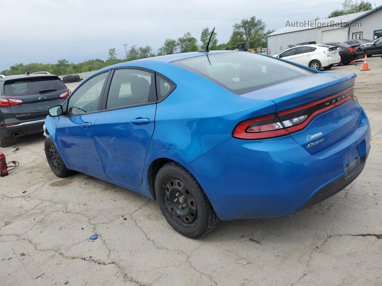 2015 Dodge Dart Se Blue vin: 1C3CDFAA1FD406855