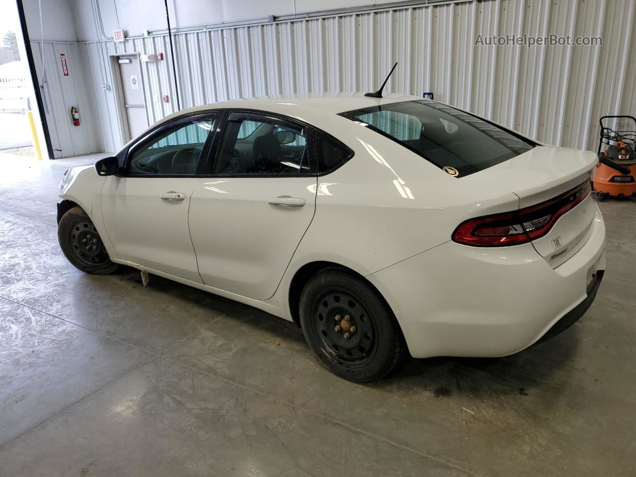 2015 Dodge Dart Se White vin: 1C3CDFAA2FD181426