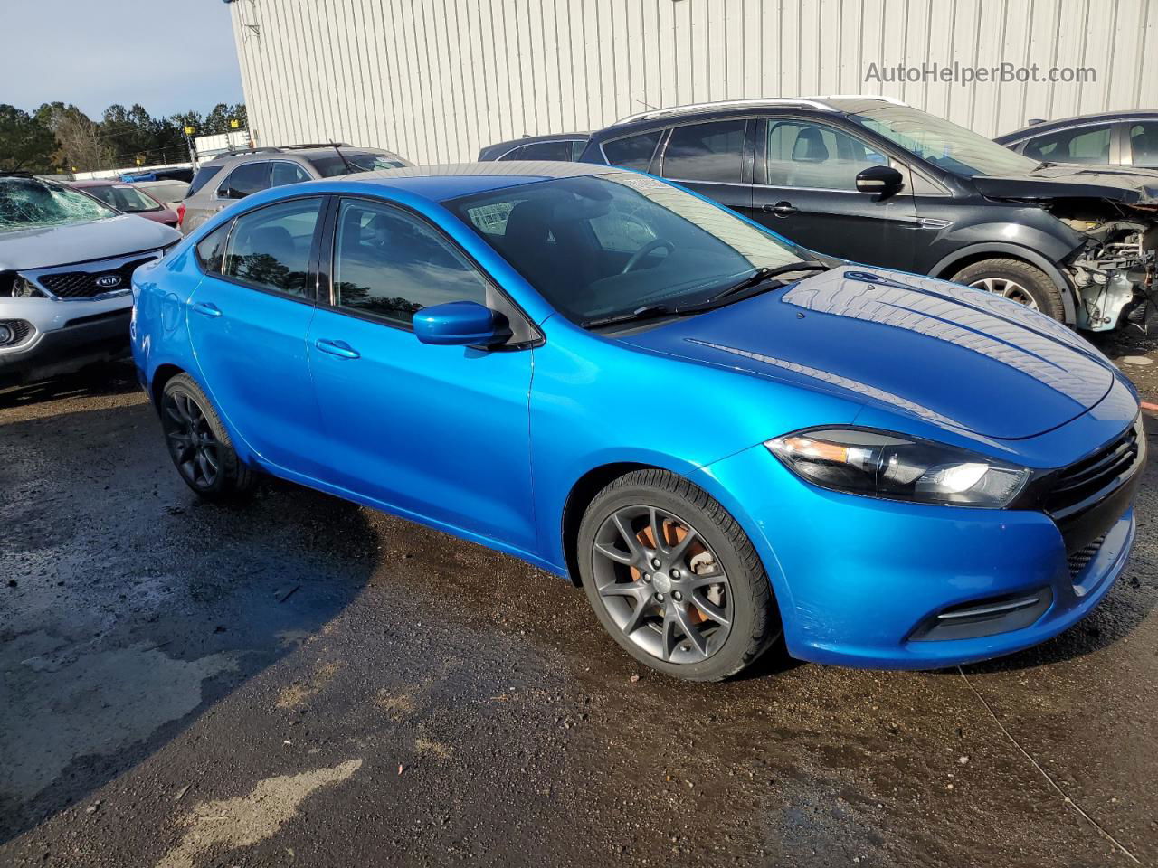 2015 Dodge Dart Se Синий vin: 1C3CDFAA2FD363322