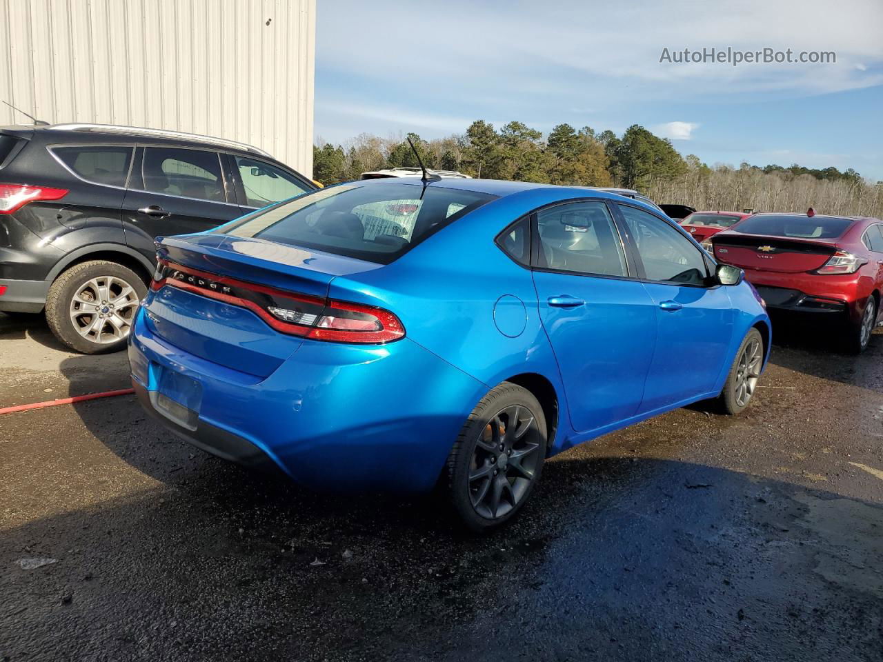 2015 Dodge Dart Se Синий vin: 1C3CDFAA2FD363322