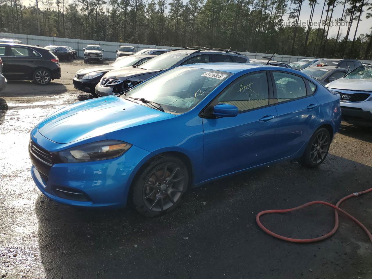 2015 Dodge Dart Se Blue vin: 1C3CDFAA2FD363322