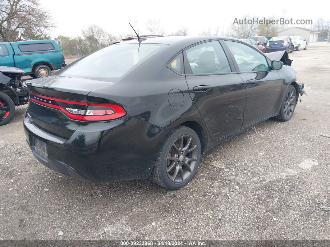 2015 Dodge Dart Se Black vin: 1C3CDFAA2FD434390