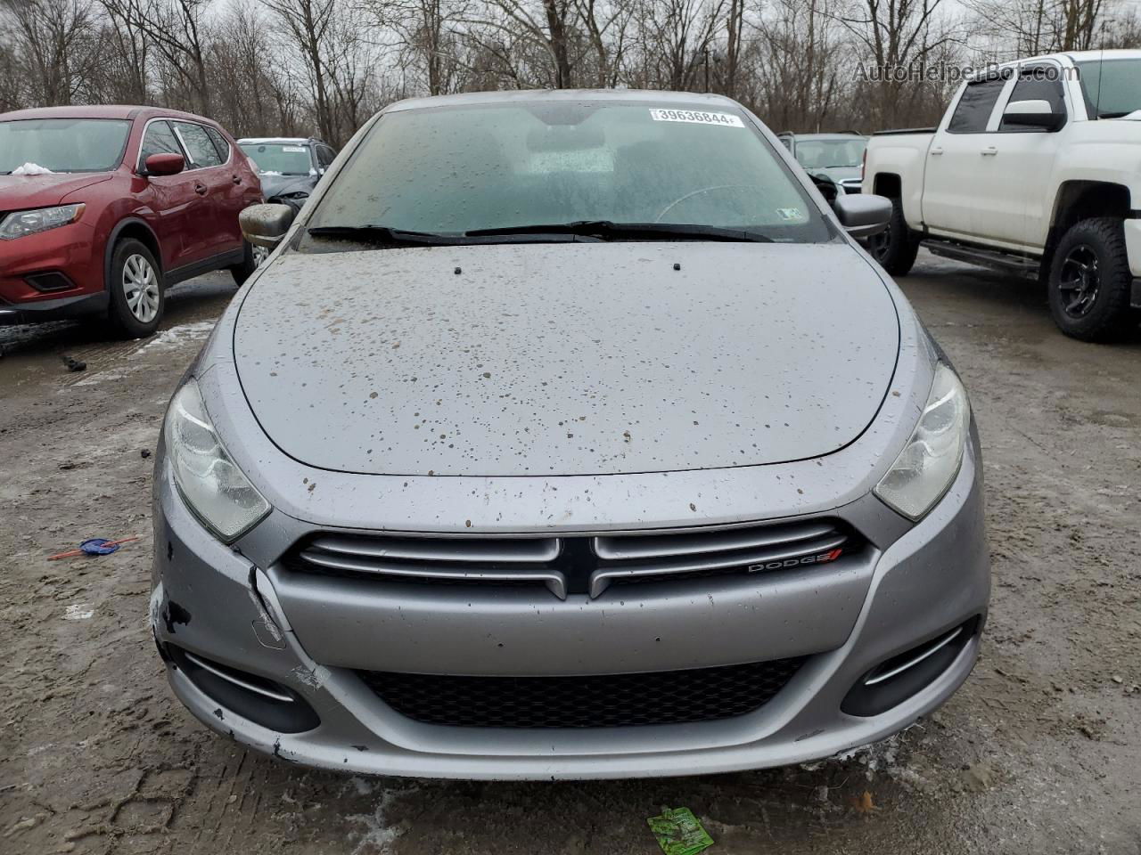 2015 Dodge Dart Se Silver vin: 1C3CDFAA3FD151237