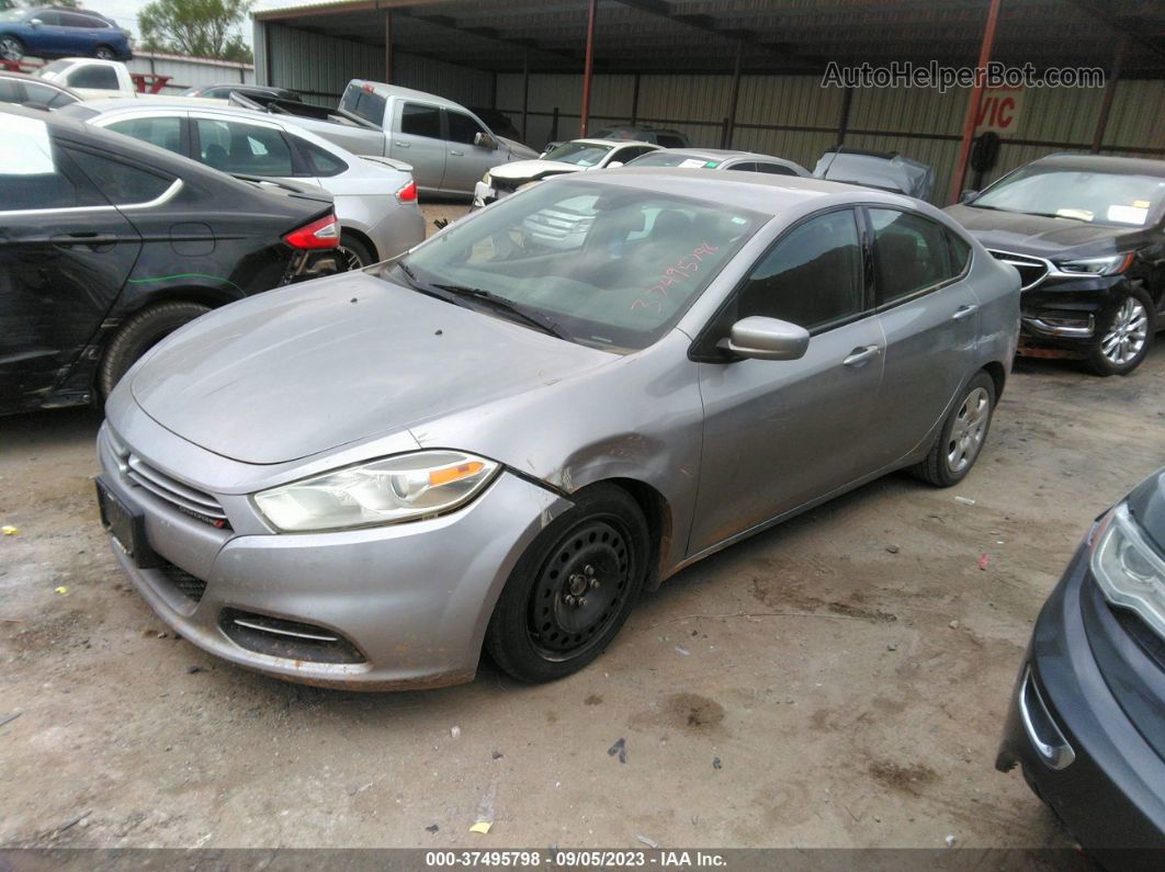 2015 Dodge Dart Se Gray vin: 1C3CDFAA3FD166191