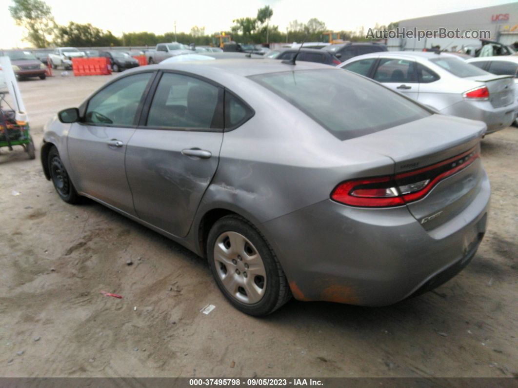 2015 Dodge Dart Se Gray vin: 1C3CDFAA3FD166191