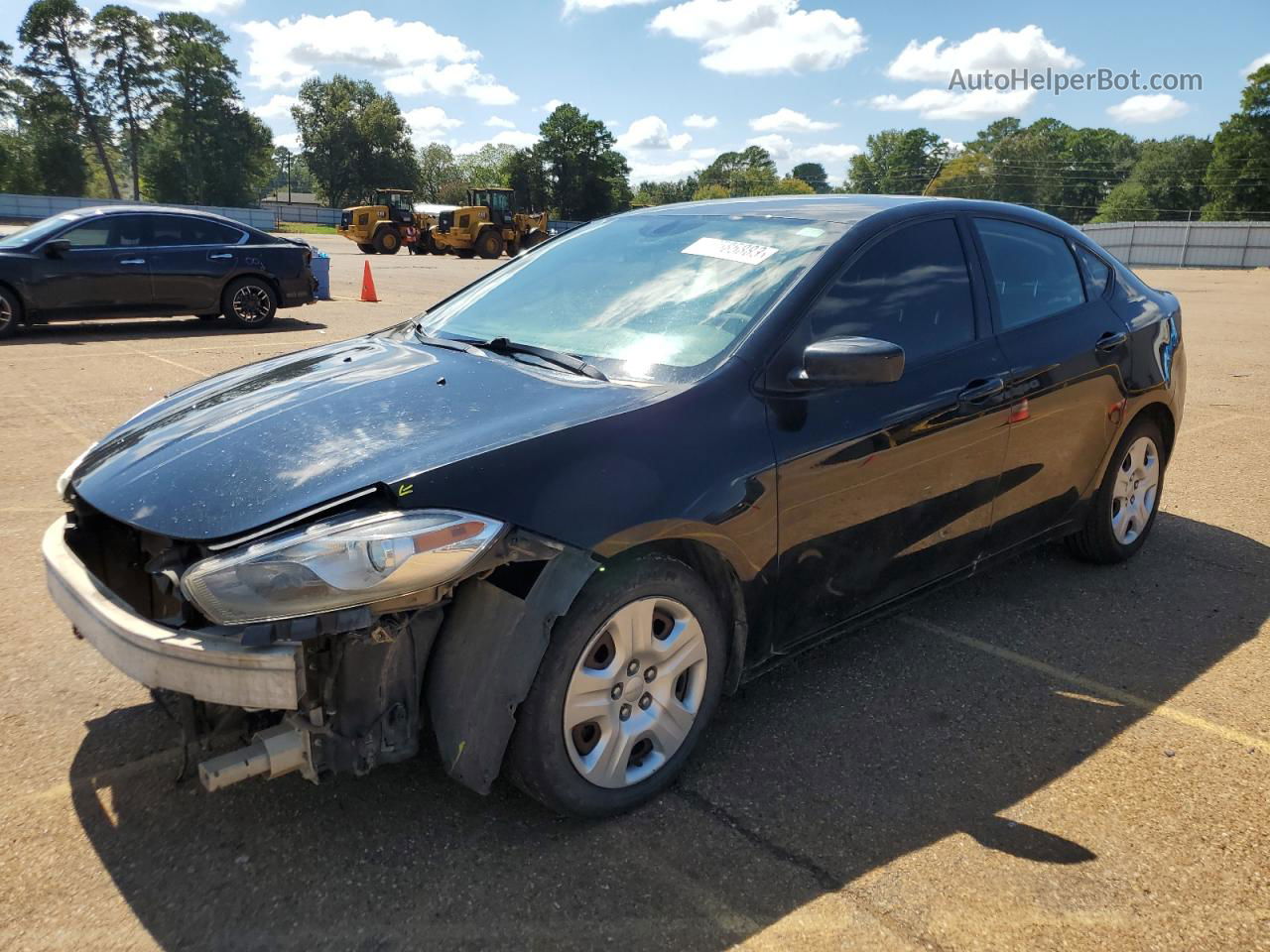 2015 Dodge Dart Se Черный vin: 1C3CDFAA3FD252682