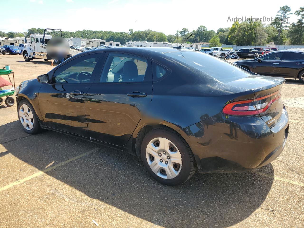 2015 Dodge Dart Se Black vin: 1C3CDFAA3FD252682