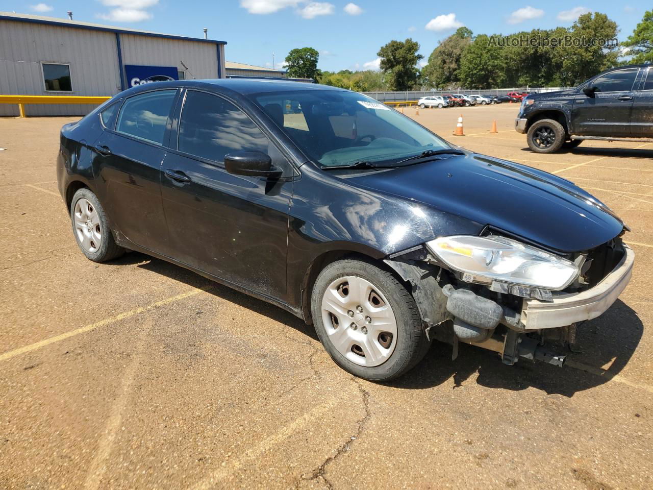 2015 Dodge Dart Se Black vin: 1C3CDFAA3FD252682