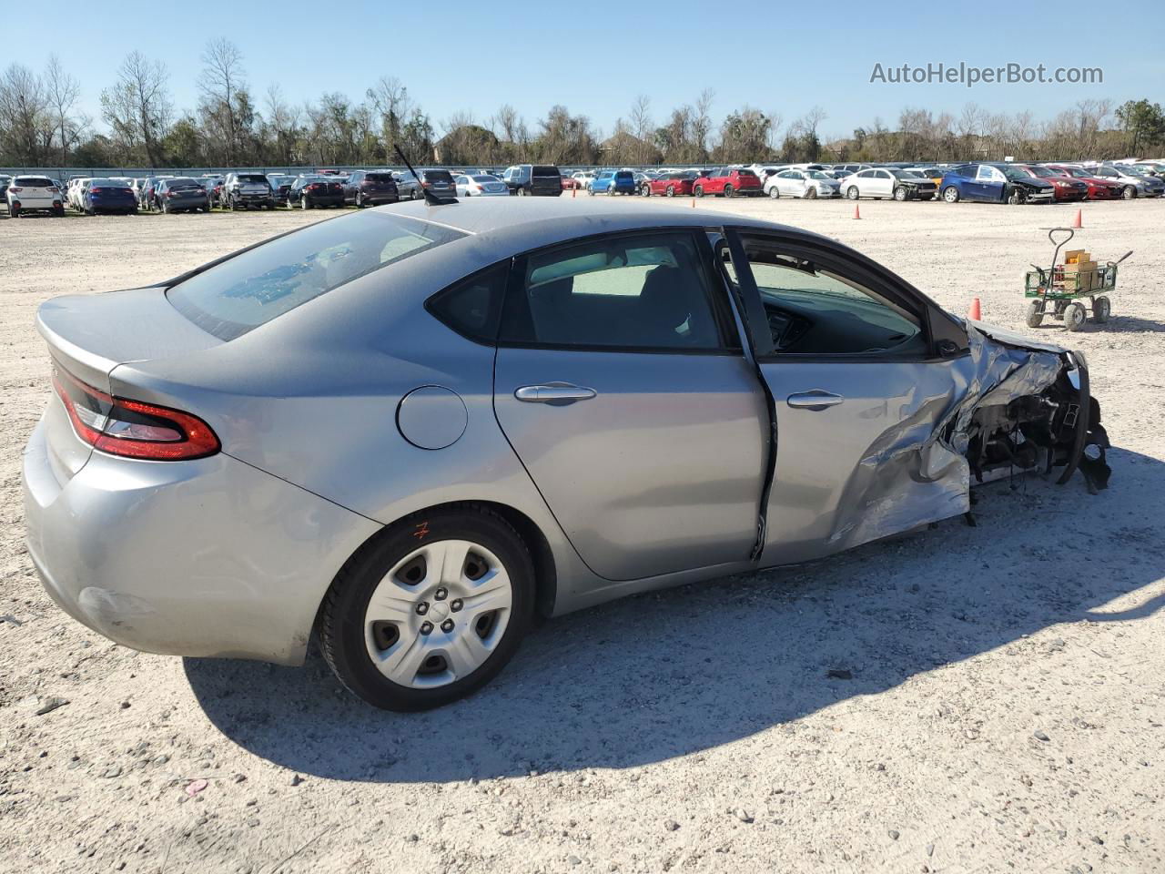 2015 Dodge Dart Se Gray vin: 1C3CDFAA3FD252701